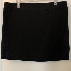 Express black skirt